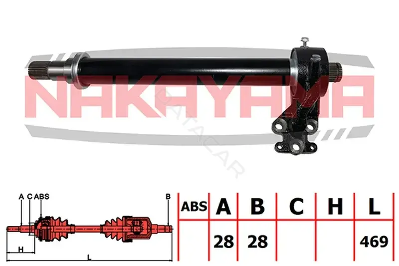 Фланцевый вал NAKAYAMA ND3232NY