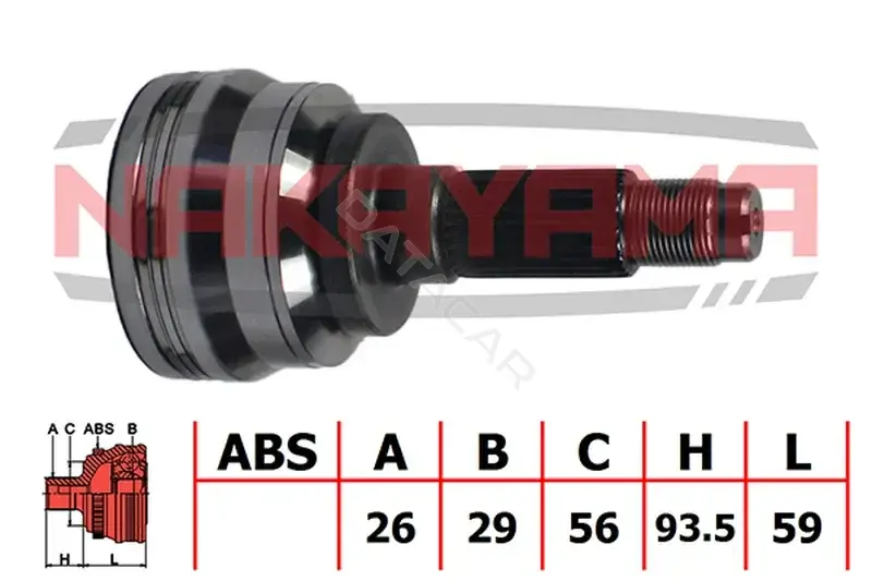 Шрус NAKAYAMA NJ391NY