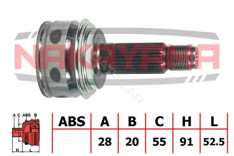 Шрус NAKAYAMA NJ328NY