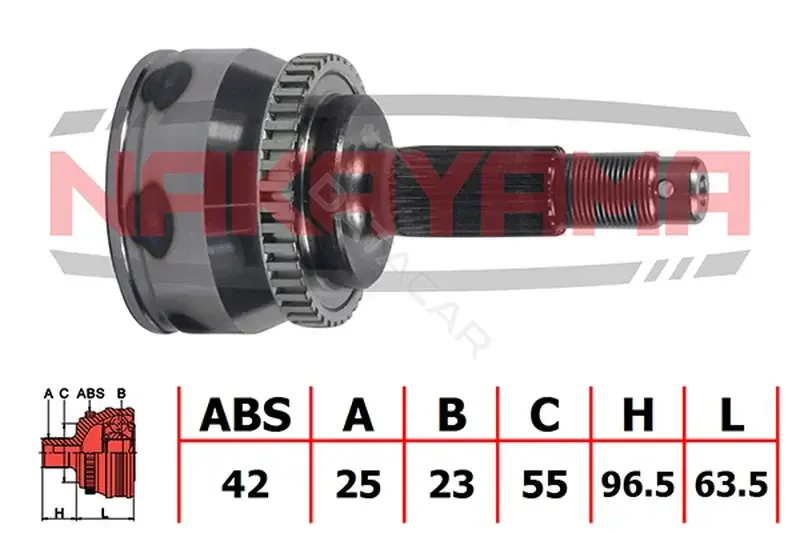 Шрус NAKAYAMA NJ491NY