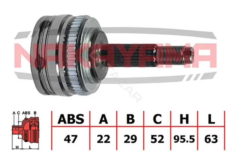 Шрус NAKAYAMA NJ153NY