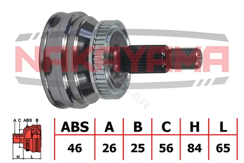Шрус NAKAYAMA NJ596NY