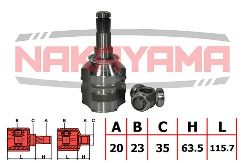 Шрус NAKAYAMA NJ7068NY