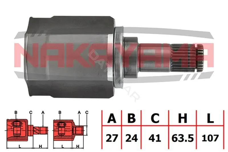 Шрус NAKAYAMA NJ7263NY