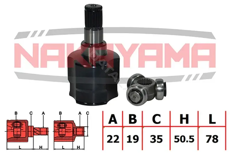 Шрус NAKAYAMA NJ7210NY