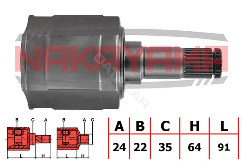 Шрус NAKAYAMA NJ7136NY