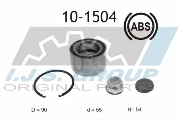 Подшипник ступицы IJS GROUP 10-1504