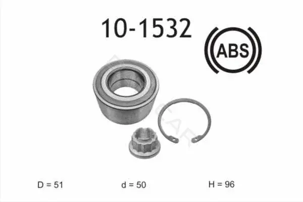 Подшипник ступицы IJS GROUP 10-1532
