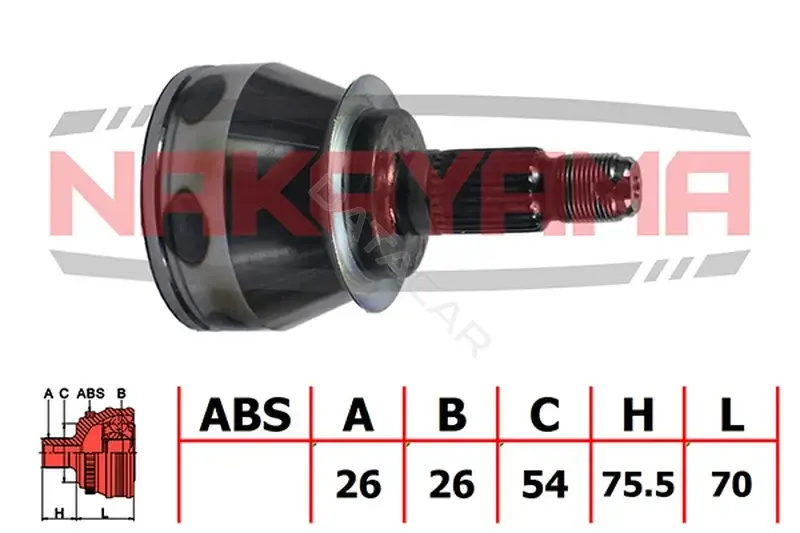 Шрус NAKAYAMA NJ989NY