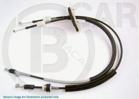 Трос КПП B CAR 001LD020