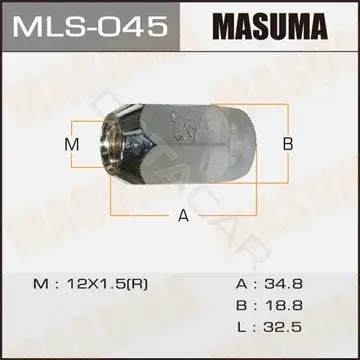 Гайка колеса MASUMA MLS-045