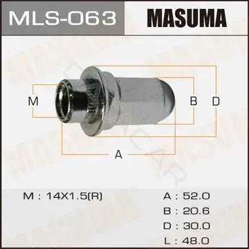 Гайка колеса MASUMA MLS-063
