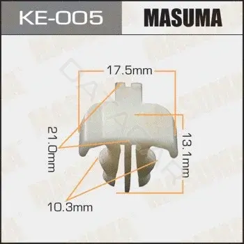 Клипсы, фиксаторы, зажимы MASUMA KE-005