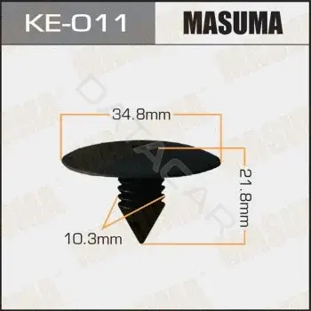 Клипсы, фиксаторы, зажимы MASUMA KE011