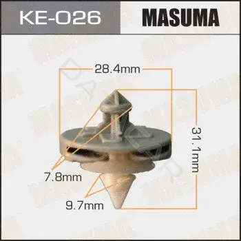 Клипсы, фиксаторы, зажимы MASUMA KE026