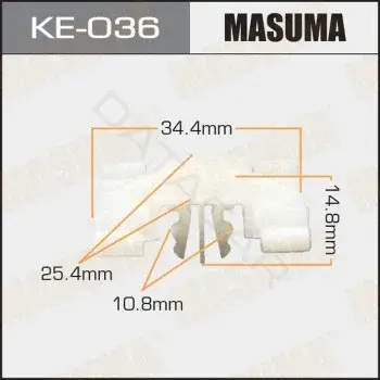 Клипсы, фиксаторы, зажимы MASUMA KE036