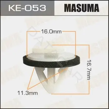 Клипсы, фиксаторы, зажимы MASUMA KE-053