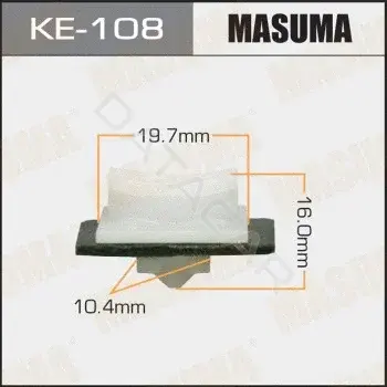 Клипсы, фиксаторы, зажимы MASUMA KE-108