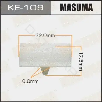 Клипсы, фиксаторы, зажимы MASUMA KE-109