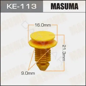 Клипсы, фиксаторы, зажимы MASUMA KE-113