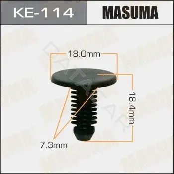 Клипсы, фиксаторы, зажимы MASUMA KE-114