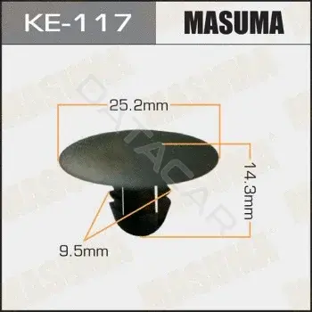 Клипсы, фиксаторы, зажимы MASUMA KE-117