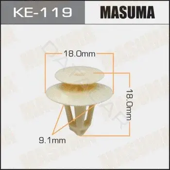 Клипсы, фиксаторы, зажимы MASUMA KE-119