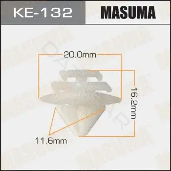 Клипсы, фиксаторы, зажимы MASUMA KE-132