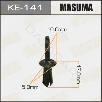 Клипсы, фиксаторы, зажимы MASUMA KE-141