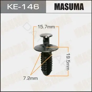 Клипсы, фиксаторы, зажимы MASUMA KE-146