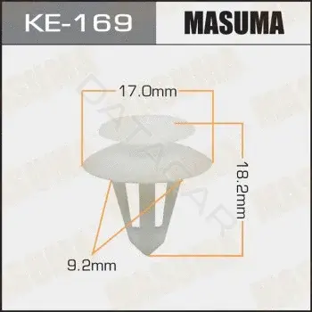 Клипсы, фиксаторы, зажимы MASUMA KE-169