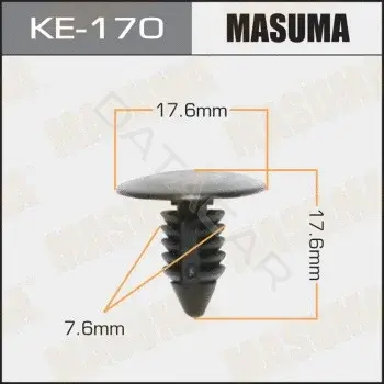 Клипсы, фиксаторы, зажимы MASUMA KE-170
