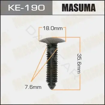 Клипсы, фиксаторы, зажимы MASUMA KE-190