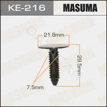 Клипсы, фиксаторы, зажимы MASUMA KE-216
