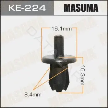 Клипсы, фиксаторы, зажимы MASUMA KE-224