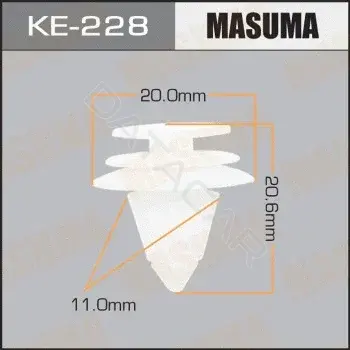 Клипсы, фиксаторы, зажимы MASUMA KE-228