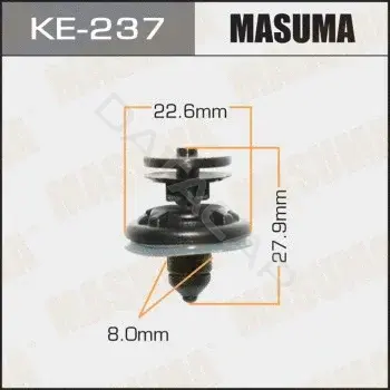 Клипсы, фиксаторы, зажимы MASUMA KE-237