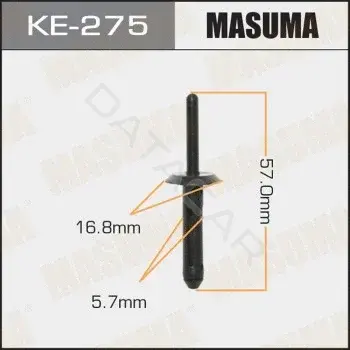 Клипсы, фиксаторы, зажимы MASUMA KE-275