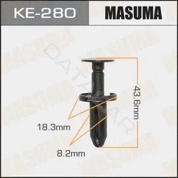 Клипсы, фиксаторы, зажимы MASUMA KE-280