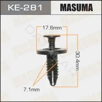 Клипсы, фиксаторы, зажимы MASUMA KE-281