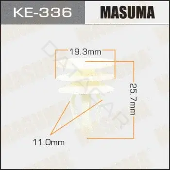 Клипсы, фиксаторы, зажимы MASUMA KE-336