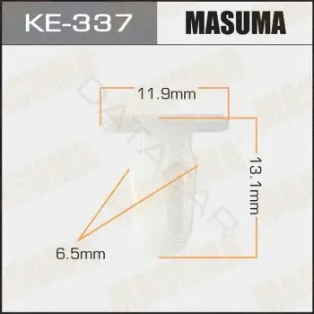 Клипсы, фиксаторы, зажимы MASUMA KE-337