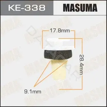Клипсы, фиксаторы, зажимы MASUMA KE-338