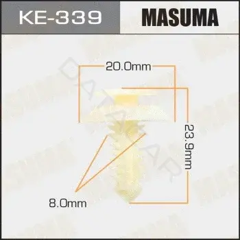 Клипсы, фиксаторы, зажимы MASUMA KE-339