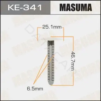 Клипсы, фиксаторы, зажимы MASUMA KE-341