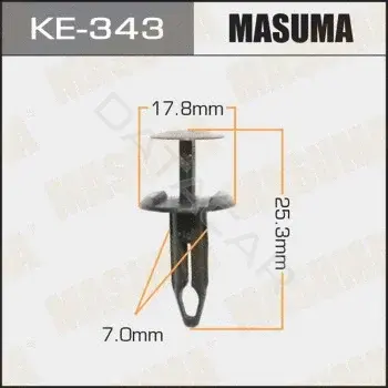 Клипсы, фиксаторы, зажимы MASUMA KE-343