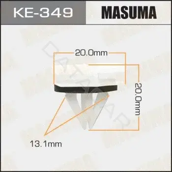 Клипсы, фиксаторы, зажимы MASUMA KE-349