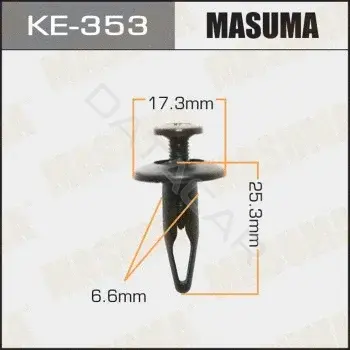 Клипсы, фиксаторы, зажимы MASUMA KE-353