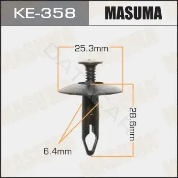 Клипсы, фиксаторы, зажимы MASUMA KE-358