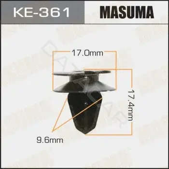 Клипсы, фиксаторы, зажимы MASUMA KE-361